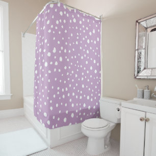 Cortina De Ducha Puntos Dalmatianos Lilac, Puntos Dalmatianos, Dota