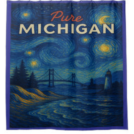 Cortina De Ducha Pure Michigan Starry Night