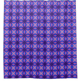 CORTINA DE DUCHA PURPLE GEOMETRIC ABSTRACT TILES