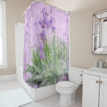 Cortina de ducha Purple Irises