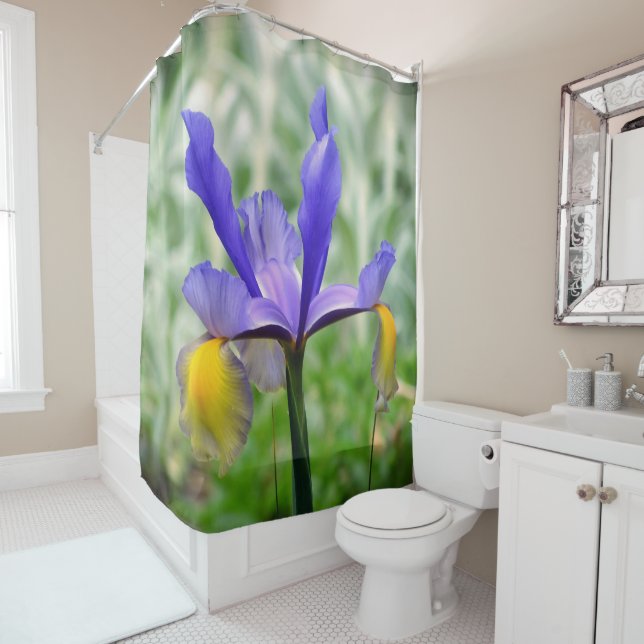Cortina de ducha Purple N Gold Iris II (In situ)
