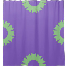 Cortina De Ducha Purple Sage Geo