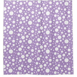 Cortina de ducha Purple Spots