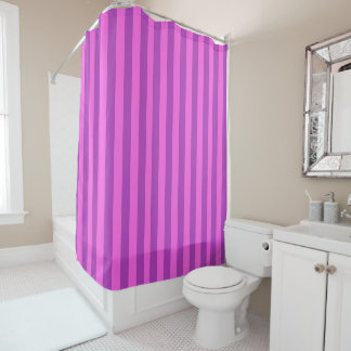 Cortina De Ducha Purple Two Tone Stripes 