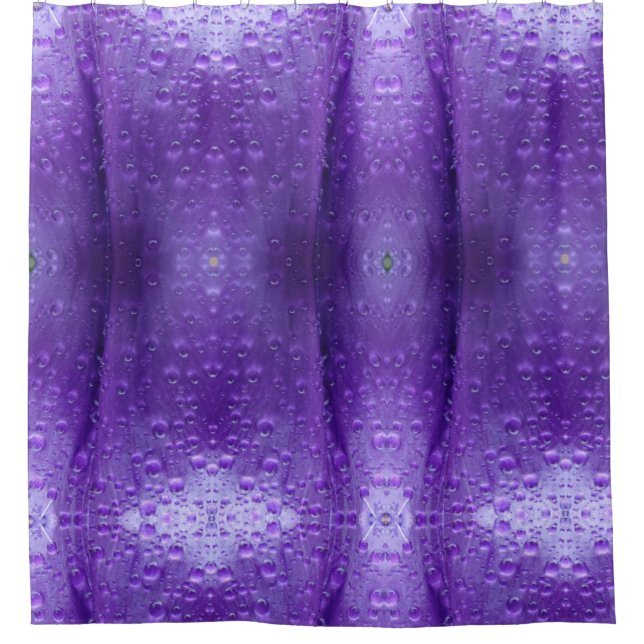 Cortina De Ducha Purples Ikat Zen (Anverso)
