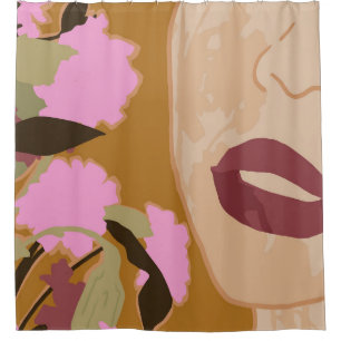 Cortina De Ducha Púrpura Pasión