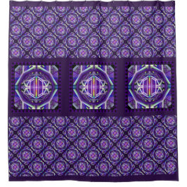 Cortina De Ducha Púrpura W3