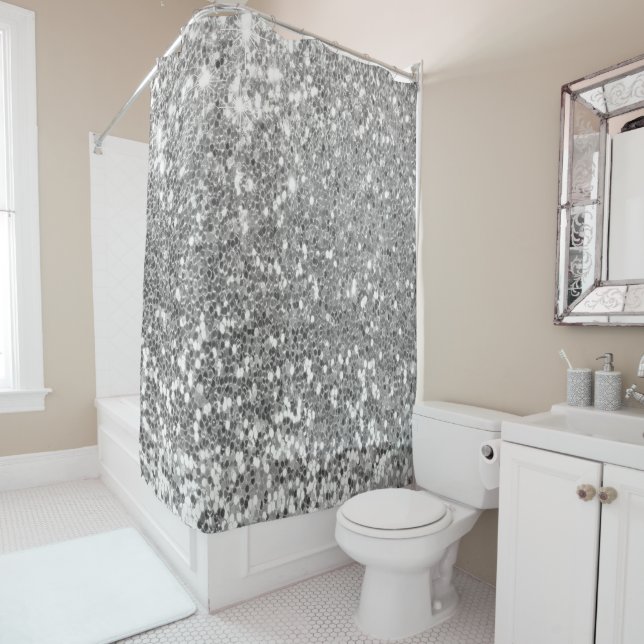 cortina de ducha purpurina (In situ)