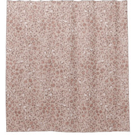 Cortina De Ducha Purpurina de impresión de leopardo Rubor de cream 