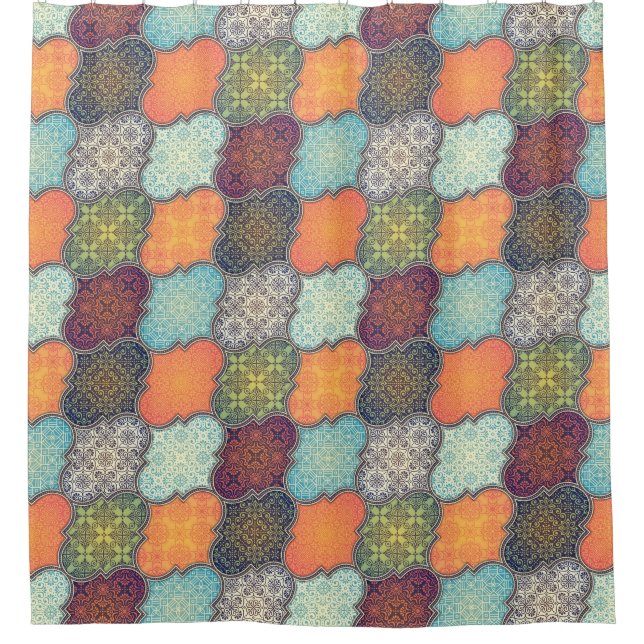 Cortina De Ducha Quatrefoil (Anverso)