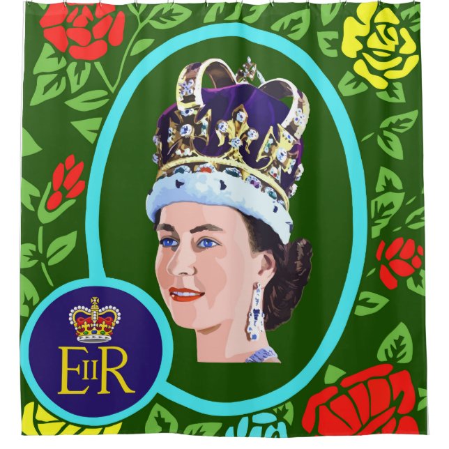 CORTINA DE DUCHA QUEEN ELIZABETH (Anverso)