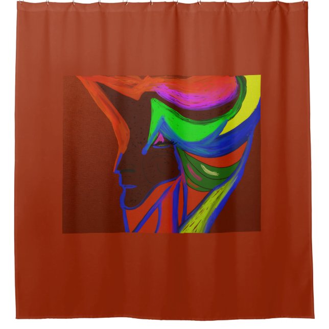 Cortina De Ducha Queen of the Mermaids (Anverso)