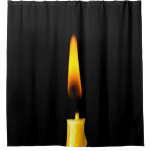 Cortina De Ducha Quema de velas