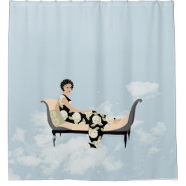 Cortina De Ducha Racamier en las nubes