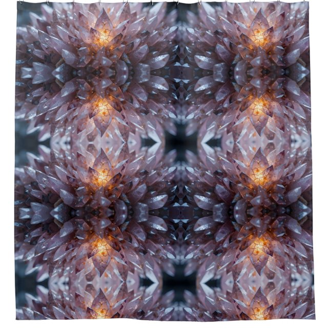 Cortina De Ducha Radiant Crystal Heart Shower Curtain (Anverso)