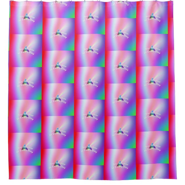 Cortina De Ducha Rainbow Reflections (Anverso)