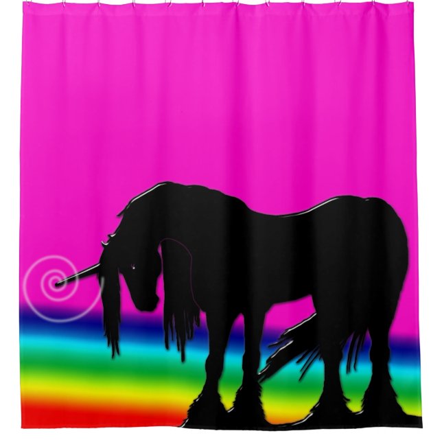 Cortina De Ducha Rainbow Unicorn (Anverso)