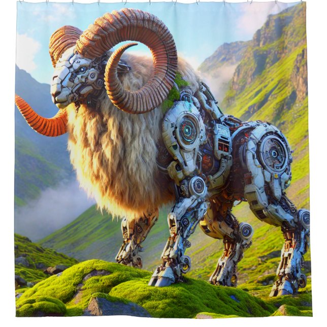 Cortina De Ducha Ram Bot (Anverso)