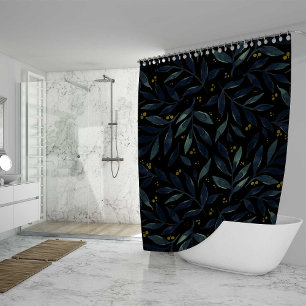 Cortina De Ducha Ramas acuáticas elegantes