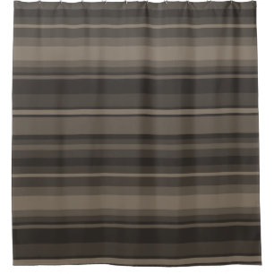 Cortina De Ducha Rayas de taupe