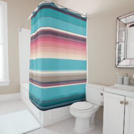 Cortina De Ducha Rayas del horizonte