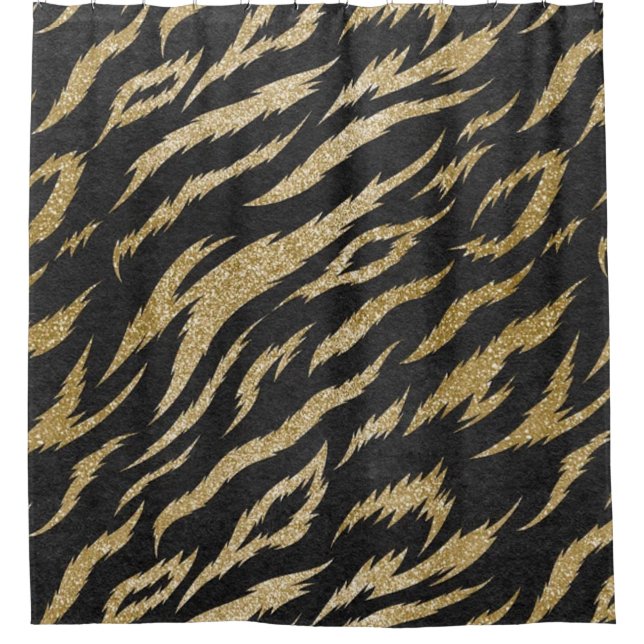 Cortina De Ducha rayas leoporas (Anverso)