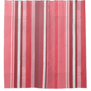 Cortina De Ducha Rayas rosadas y agudas
