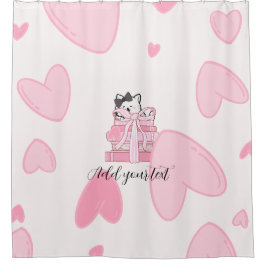 Cortina De Ducha Read • Love • Relax – Cat & Book Bathroom Curtain