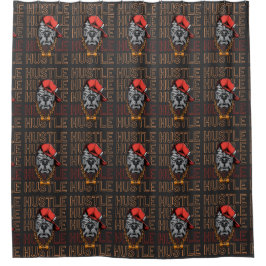 Cortina De Ducha Red Hat Mad Dog Hustle