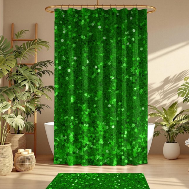 Cortina De Ducha Red sparkling glitter pattern (Subido por el creador)