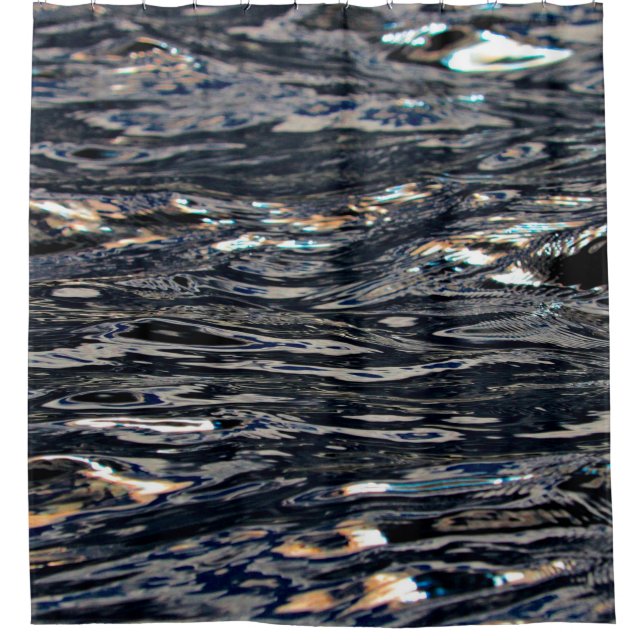 Cortina De Ducha Reflejo de olas de agua en el lago (Anverso)