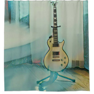 Cortina De Ducha regalo clásico de guitarra para papá