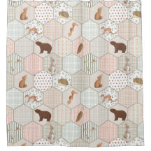 Regalo de baby shower de animales del bosque patch