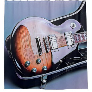 Cortina De Ducha Regalo de cumpleaños de guitarrista vintage