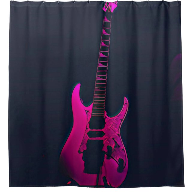 Cortina De Ducha Regalo de guitarra acústica (Anverso)