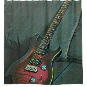 Cortina De Ducha regalo de los amantes de la guitarra