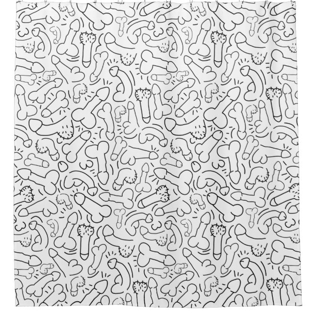 Cortina De Ducha regalo para hombres divertidos (Anverso)