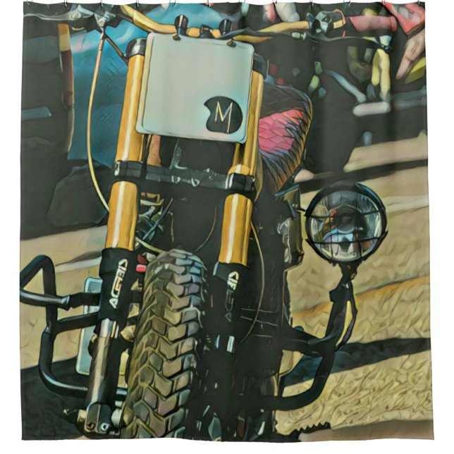 Cortina De Ducha Regalos de motocicletas (Anverso)