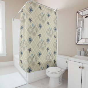 Cortina De Ducha Remiendo beige