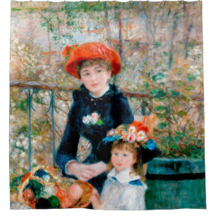Cortina De Ducha Renoir "dos hermanas (en la terraza) "