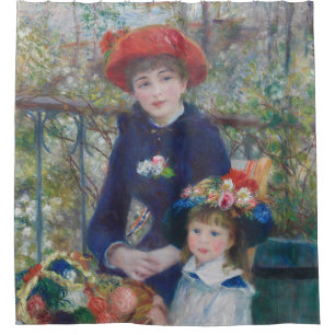 Cortina De Ducha Renoir Dos Hermanas Terraza Impresionismo Francés
