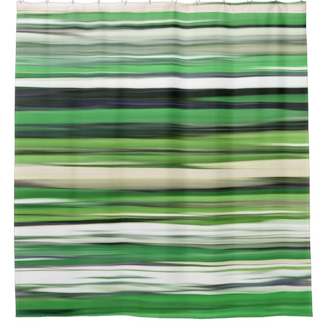 Cortina De Ducha Resumen #2: Desenfoque verde (Anverso)