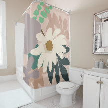 Resumen Daisy Floral Foliage Decoración moderna de