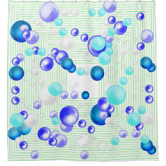 Cortina De Ducha Resumen de burbujas