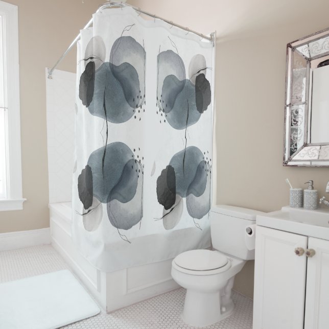 Cortina De Ducha Resumen de la "salpicadura acuática vibrante" (In situ)