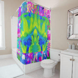 Cortina De Ducha Resumen del mosaico del Sunflower Garden Collage