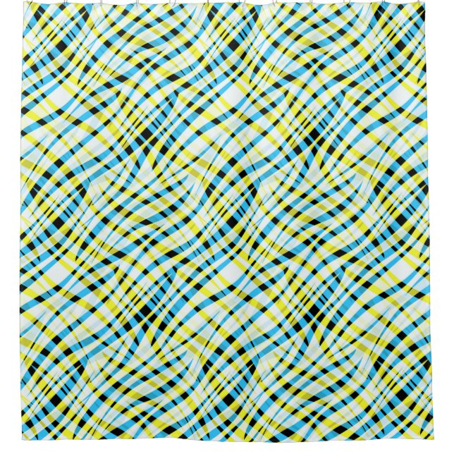 Cortina De Ducha Resumen geométrico (Anverso)