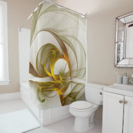 Cortina De Ducha Resumen moderno Colores Metalizado preciosos fract