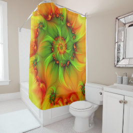 Cortina De Ducha Resumen psicodélico colorido moderno Resumen arte 