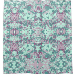 Cortina De Ducha Resumen tropical Patrón exclusivo